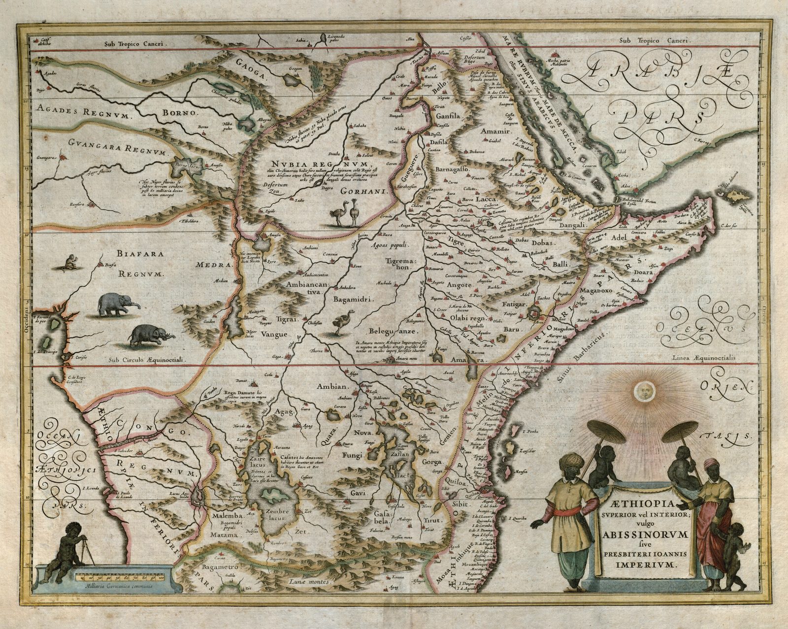 Blaeu Aethiopia Superior